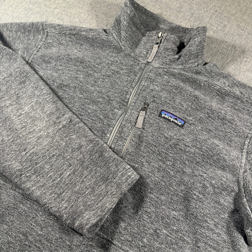 Patagonia Synchilla Fleece Pullover Mens Large Gray 1/4 Zip 23000FA17